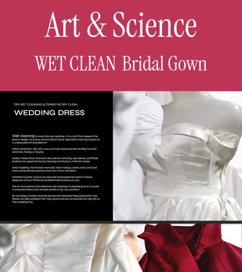 The Art and Science of Professional Wet Clean for Wedding Gowns