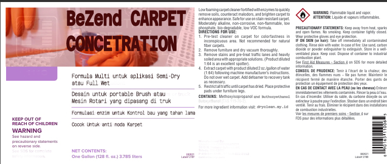 Bezend Shampo carpet