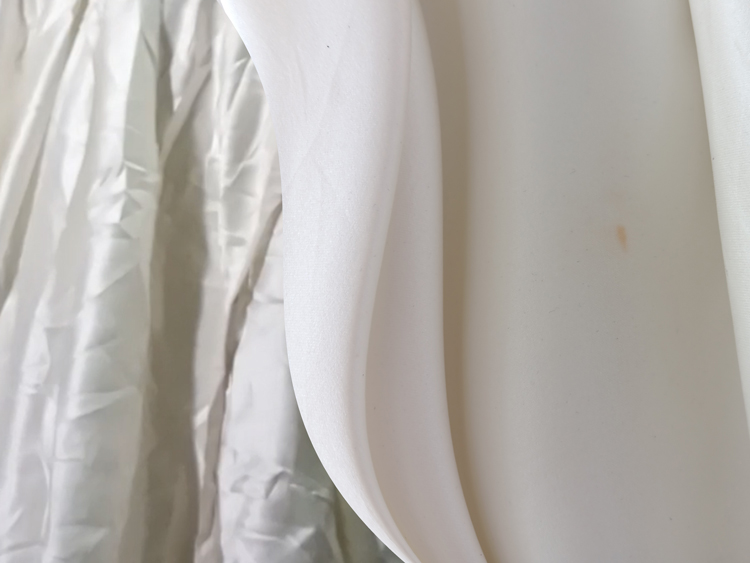 Initial Inspection wedding dress