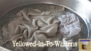 Soak duration whitens yellowed clothes